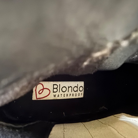 Blondo Elvina Waterproof Ankle Boots Snakeskin Print Leather Size 7 Western - Picture 13 of 15